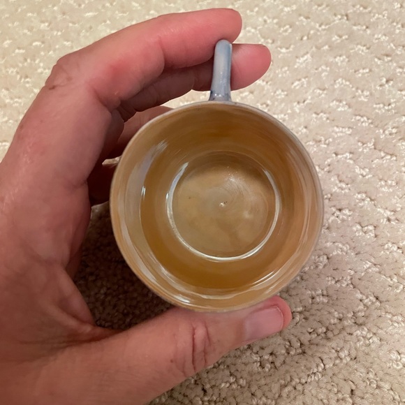 Vintage Japanese Lusterware Demitasse Cup, Cherry Blossoms - Picture 4 of 6